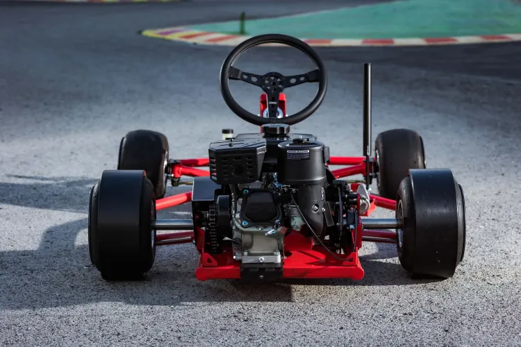 The first full size drift karting that has the feel and mechanics of a real drift car.